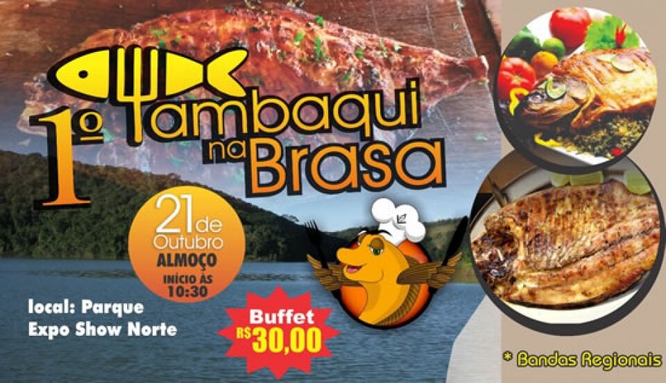 1° Tambaqui na Brasa acontece neste domingo (21), em Ouro Preto do Oeste