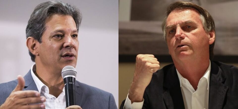 Datafolha para presidente, votos válidos: Bolsonaro, 59%; Haddad, 41%