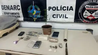 Dupla é presa com drogas e plantação de maconha após investigações