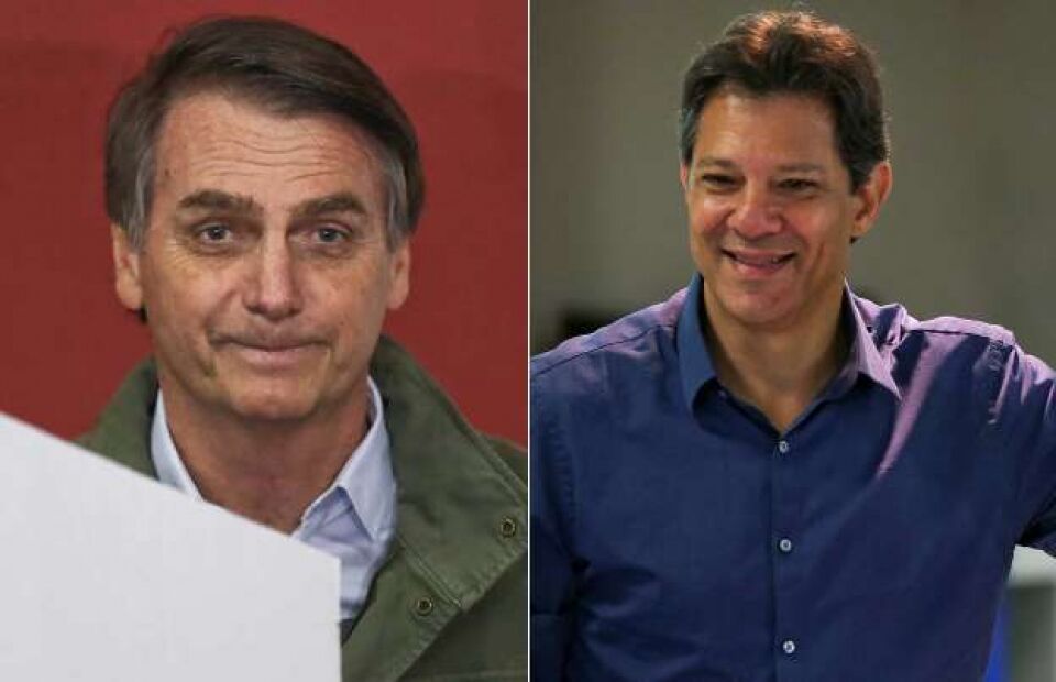 Bolsonaro vota sob forte esquema de segurança; Haddad diz que 'lutará até o último minuto'