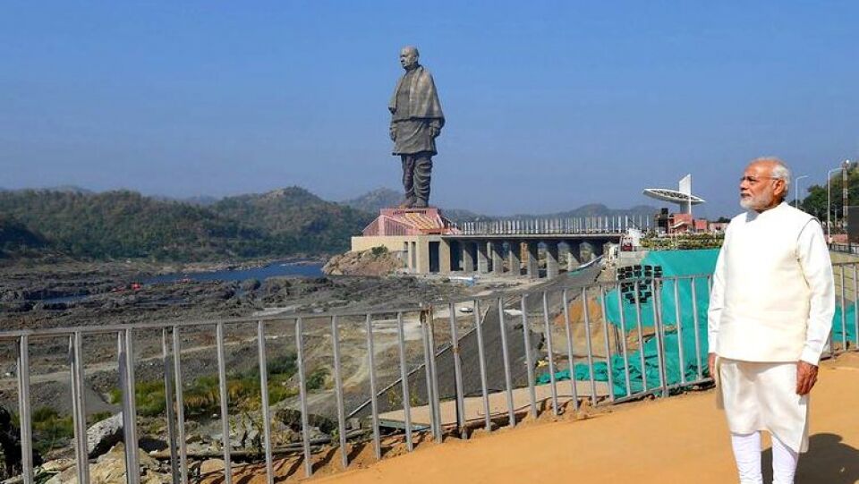 GIGANTE: Índia inaugura a estátua mais alta do mundo