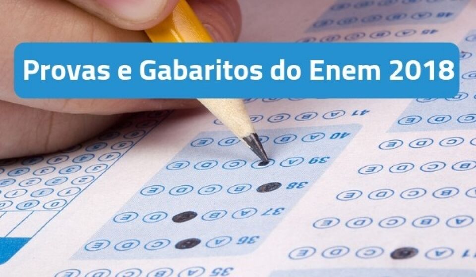 RESULTADOS: Confira o gabarito extraoficial do Enem 2018
