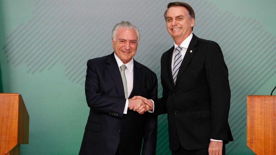 Michel Temer convida Jair Bolsonaro para reunião do G20 na Argentina