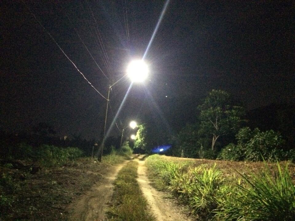 Bairro Triângulo sai da escuridão após trabalho de iluminação feito pela Prefeitura
