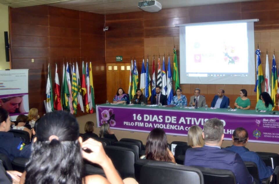 Enfrentamento à violência contra a mulher é destacado durante evento do TCE/Rede Lilás