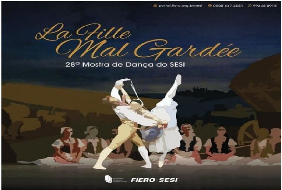 Balé do Sesi apresenta sábado, La Fille Mal Gardée