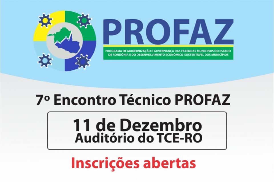 Encontro Técnico do Profaz, uma realização do TCE-RO.