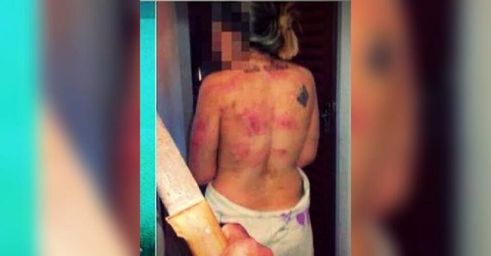 POR CAUSA DE CHIP DO CELULAR, MULHER LEVA SURRA DE FACÃO