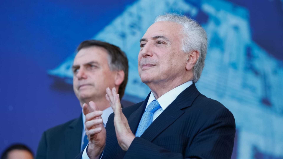Bolsonaro fará extraordinário governo, afirma Temer