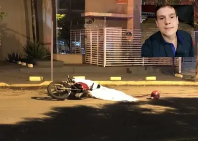 ASSALTANTES E SEGURANÇA TROCAM TIROS E MOTOCICLISTA É MORTO COM BALA PERDIDA