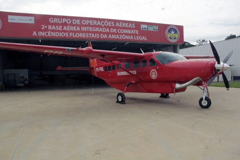 Grupo de Operações Aéreas do Corpo de Bombeiros ganha reforço com aeronave que veio dos Estados Unidos