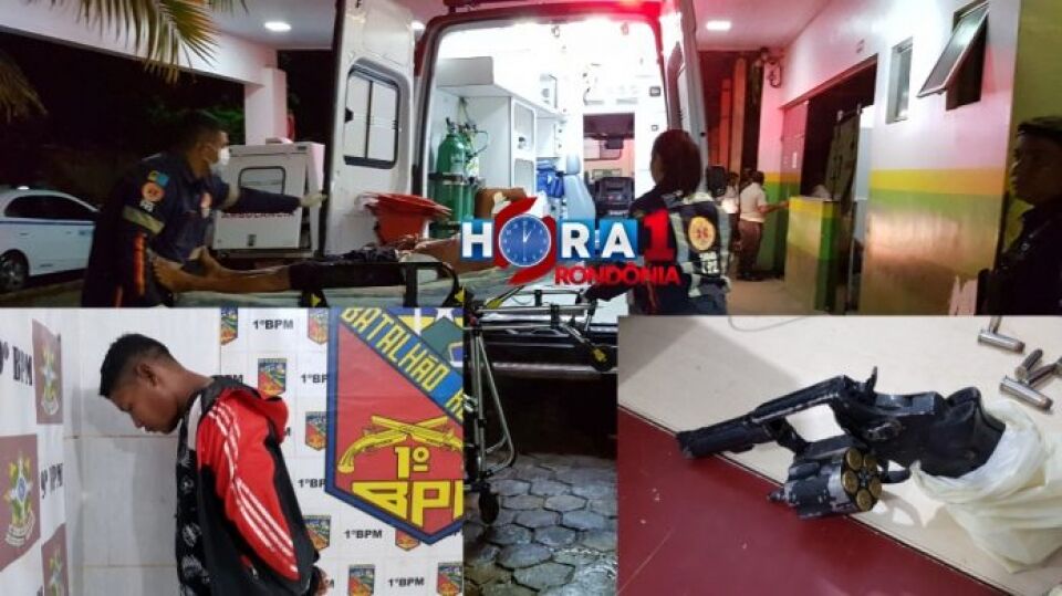 Adolescente baleado após tentar roubar policial civil e comparsa é preso com revólver
