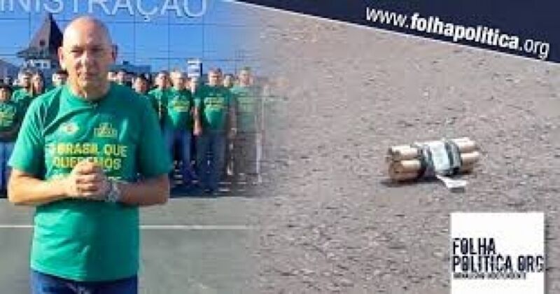 Dono da Havan, Luciano Hang relata objeto em forma de dinamite em frente a loja