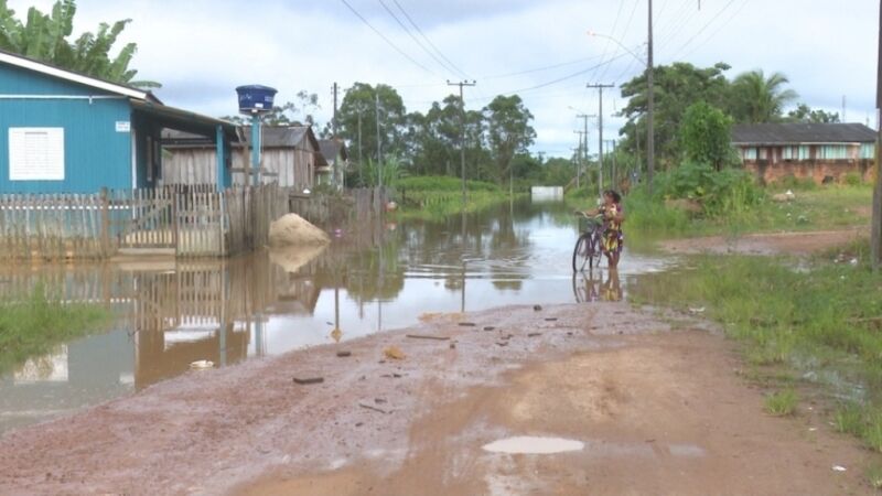 Cheia do Rio Machado deixa famílias desabrigadas em RO
