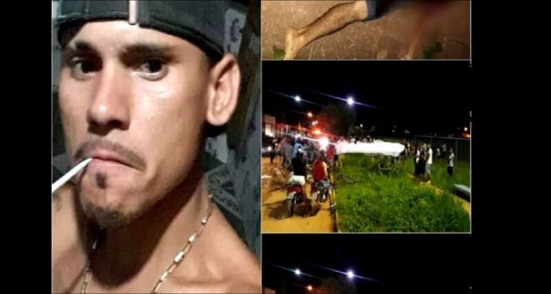 URGENTE: Jovem com passagens pela polícia é morto a facadas em campo de futebol