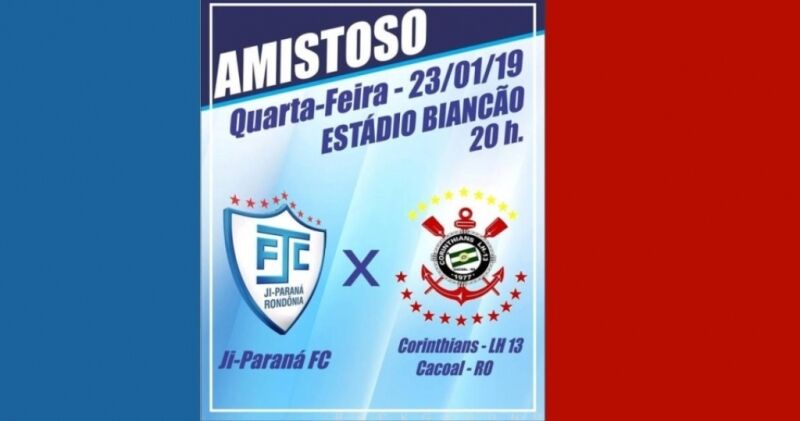 Ji-Paraná agenda mais um amistoso antes da estreia