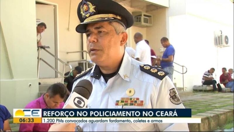 800 policiais militares da reserva se apresentam para reforçar segurança após ataques no Ceará