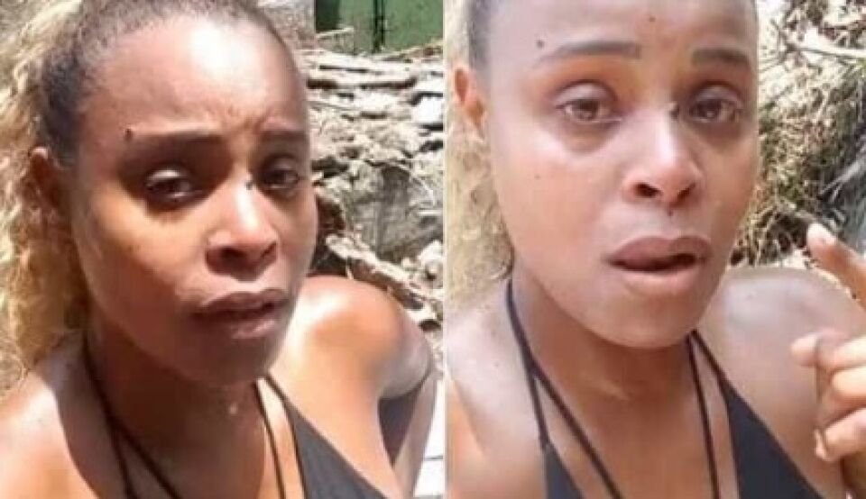 Roberta Rodrigues chora ao fazer apelo sobre a situação do Vidigal