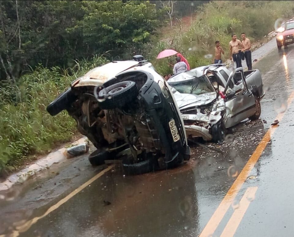 Três pessoas morrem em colisão na BR-364, em Vilhena