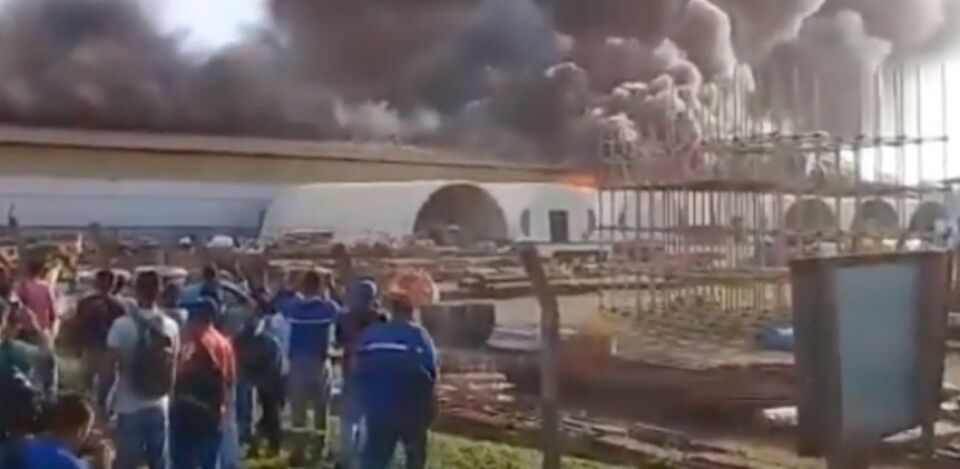 Incêndio atinge a usina de Belo Monte, no Pará