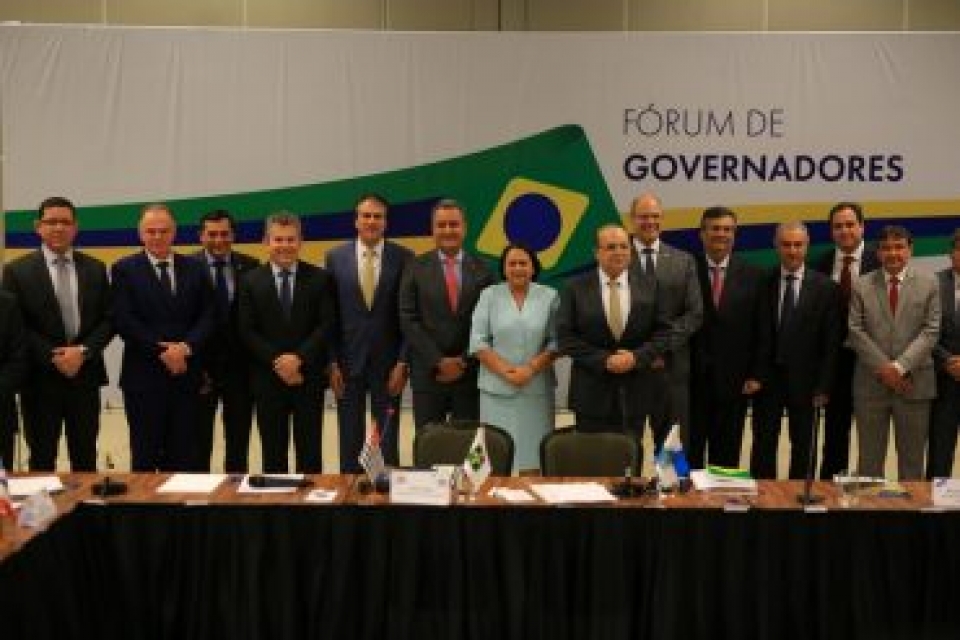 Governador Marcos Rocha participa do III Fórum de governadores que tem foco na reforma da Previdência, em Brasília