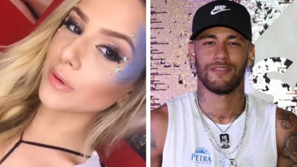 Neymar é flagrado aos beijos com loira em camarote de Salvador