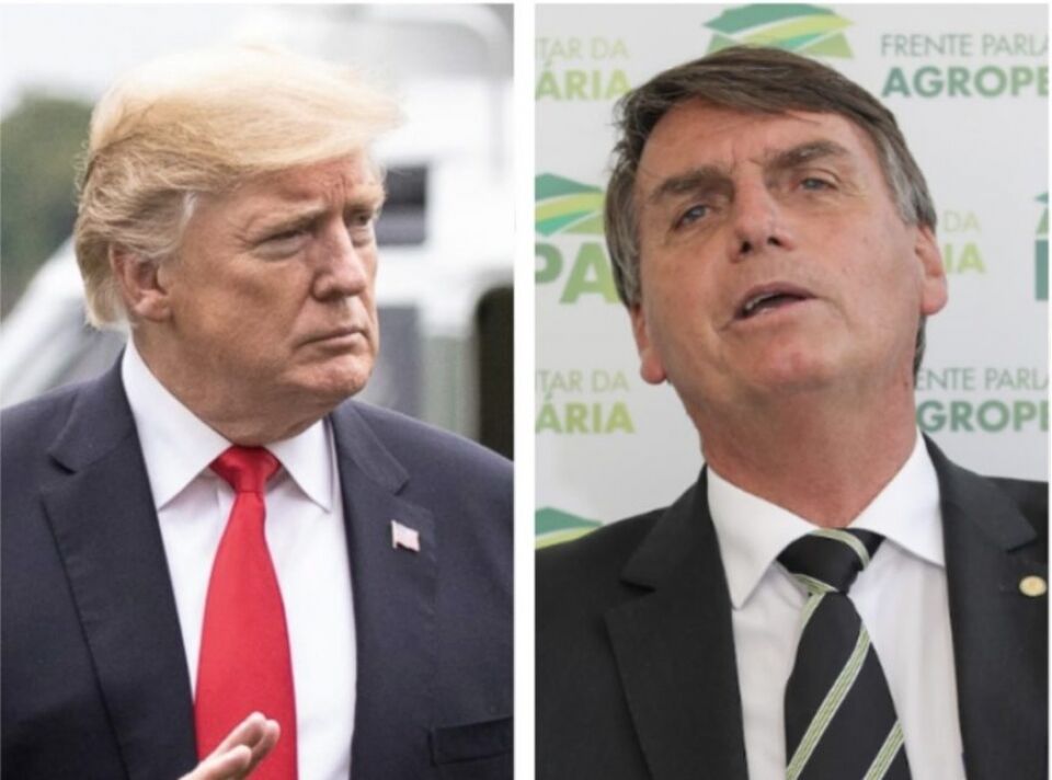 Bolsonaro e Trump encontram-se em 19 de março, diz Casa Branca