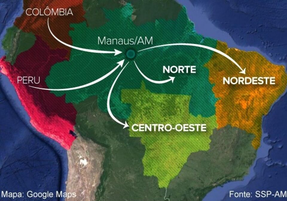 Rondônia, Pará e o tráfico de drogas