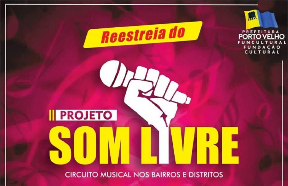 Projeto ‘Som Livre’ reestreia neste domingo (17/3), em Nova Califórnia