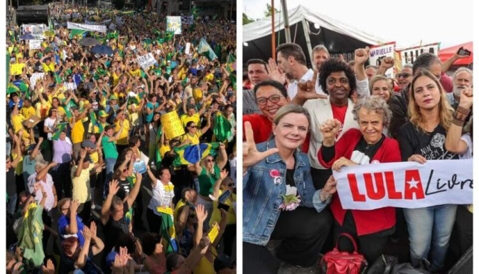 Domingo é marcado por atos contra e a favor de Lula, Supremo e Lava Jato