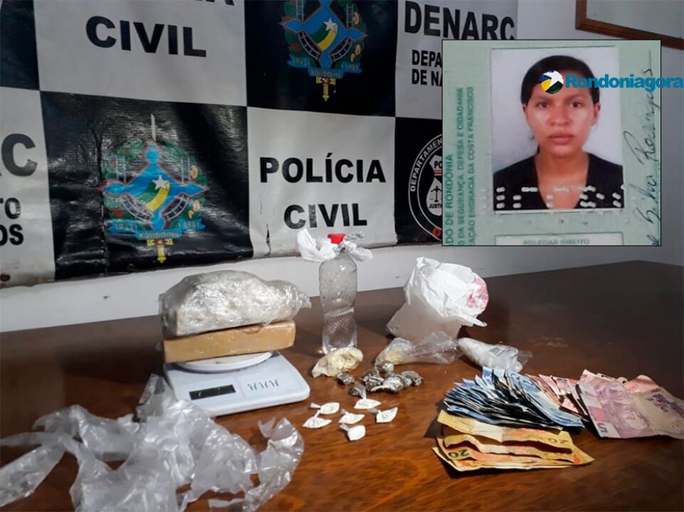 Apenada monitorada é presa com drogas na Zona Norte