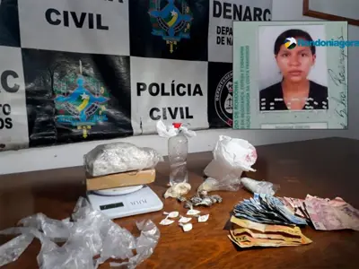 Apenada monitorada é presa com drogas na Zona Norte
