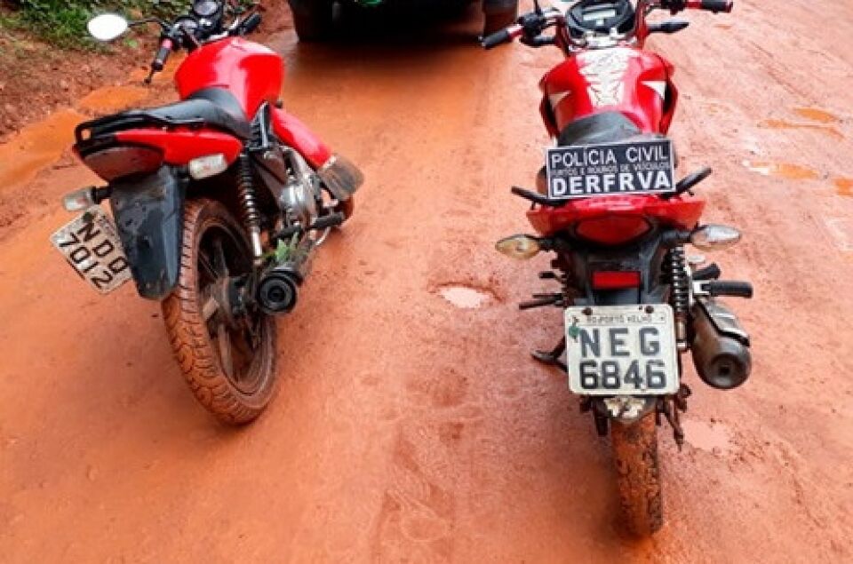 Motos roubadas no final de semana são localizadas pela Delegada Especializada em Furtos e Roubos de Veículos