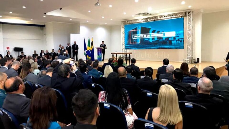 Visita de Sérgio Moro a Porto Velho lota auditório da São Lucas