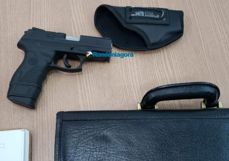 Polícia prende homem com pistola roubada de advogado em Porto Velho