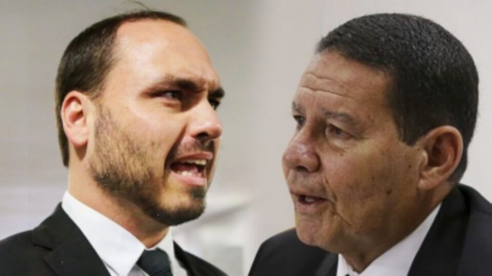 Vice-presidente Mourão visita o Piauí, observado por bolsonaristas radicais