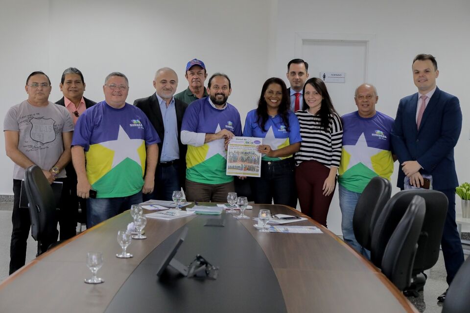 Presidente Laerte Gomes e dirigentes do Sindler discutem Plano de Aposentadoria Incentivada