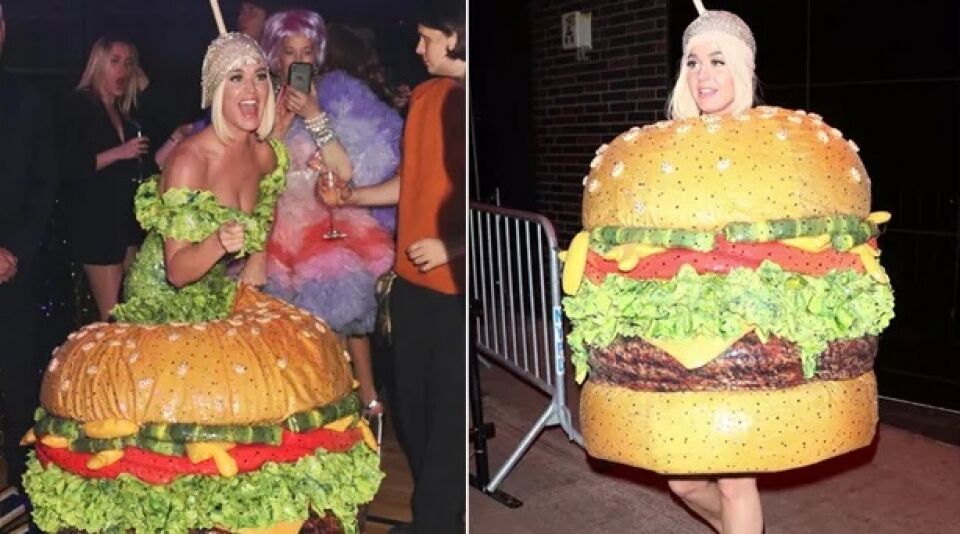MET Gala: Internautas elegem o look de hambúrguer de Katy Perry como o melhor da noite