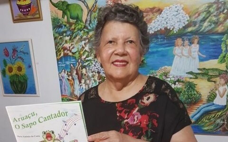 Artista plástica Maria Antônia lança o livro infantil “Aruaçu, o Sapo Cantador”