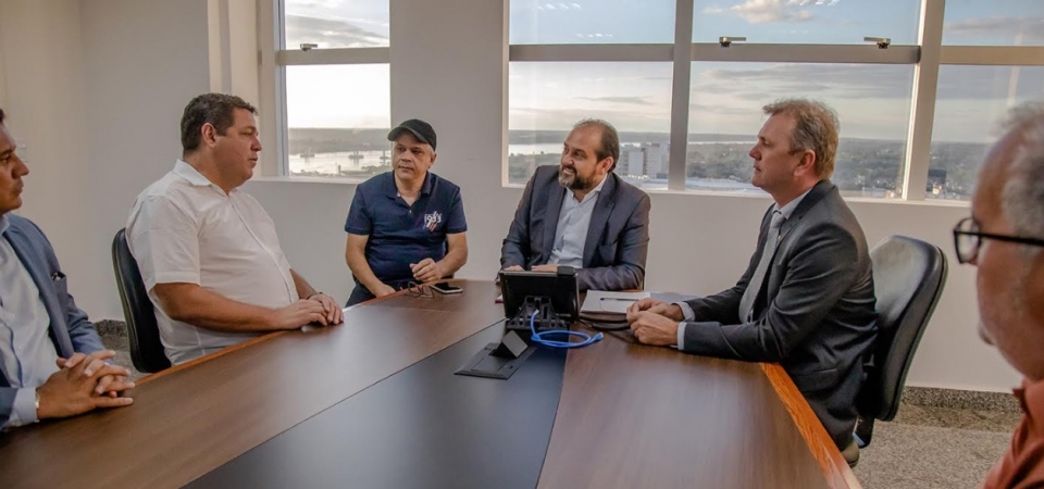 Presidente Laerte Gomes recepciona comitiva da vice-governadoria do Acre