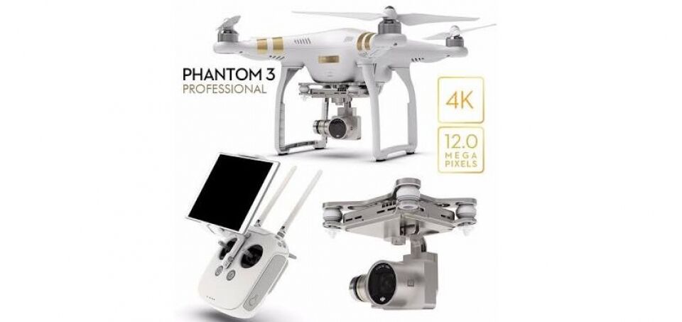 Jornalista desempregado está vendendo, pela metade do preço, Drone Phantom 3 Professional, Câmera 4k + Bag e dando 6 aulas de vôo ao comprador