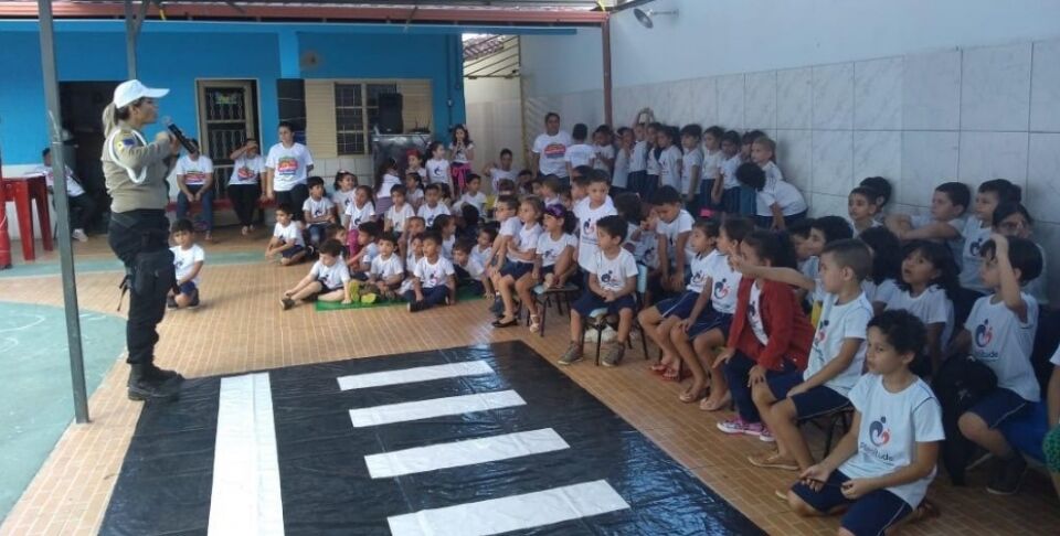 Semtran realiza palestra para 190 estudantes no bairro Agenor de Carvalho