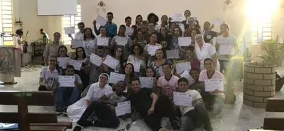Pastoral da Juventude realiza o primeiro curso de dinâminca para líderes nível II na cidade de Cacaulândia