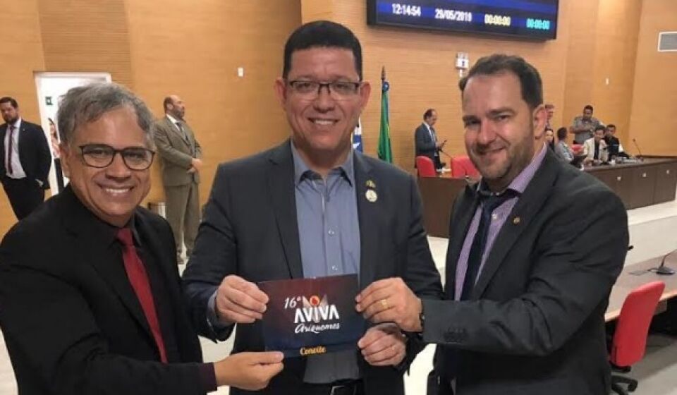Geraldo da Rondônia entrega convite para Aviva Ariquemes ao Governador