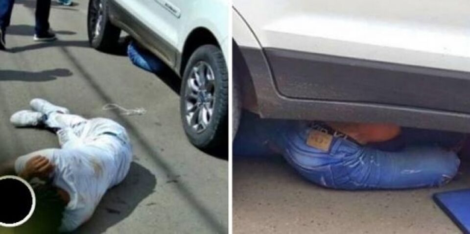 Dono de posto de combustível atropela bandidos após ter malote de dinheiro roubado