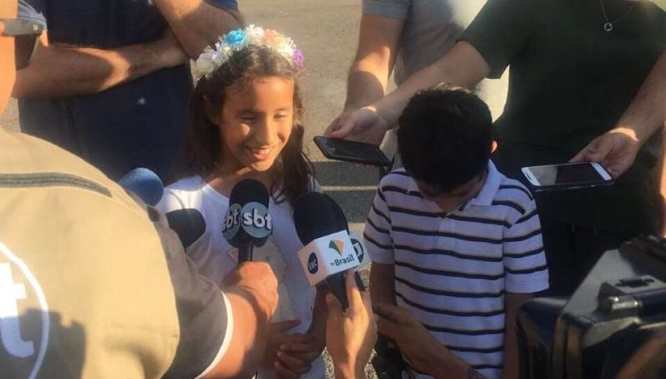 Bolsonaro recebe família de apoiadores no Palácio da Alvorada