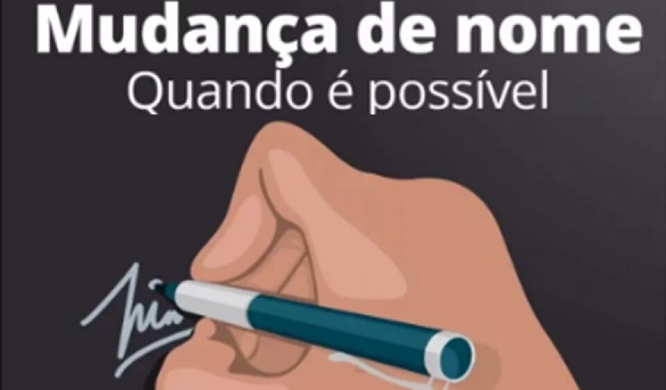 Não gosto do meu nome, eu posso mudar?