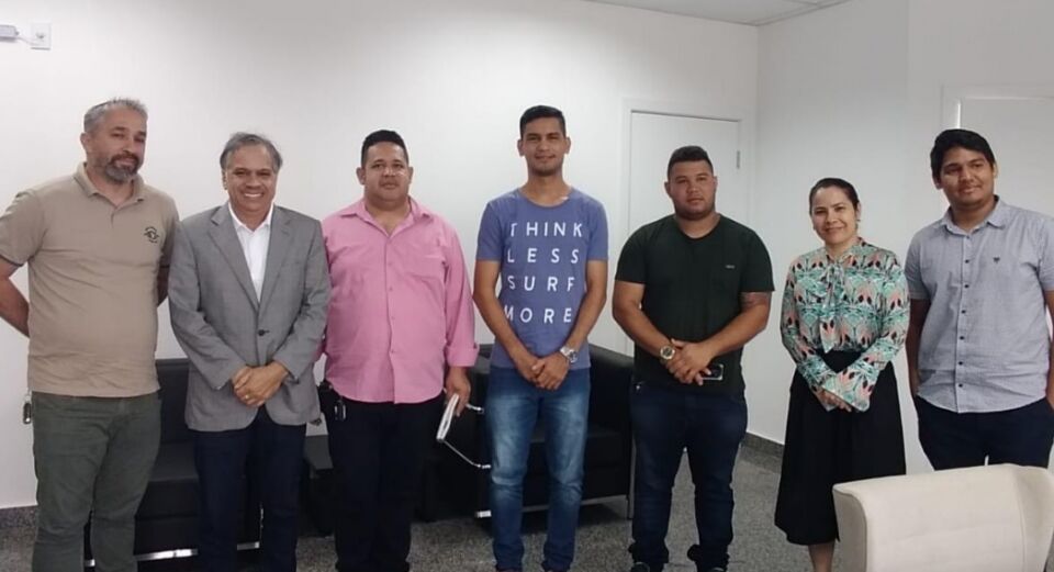 Geraldo da Rondônia recebe representantes do sindicato dos aplicativos de transporte urbano