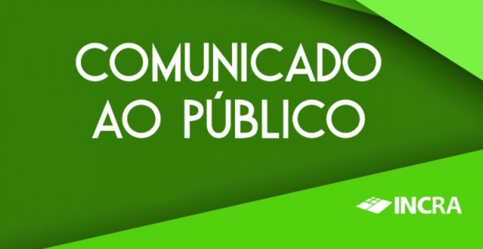 Incra/RO não terá expediente nos feriados dos dias 20 e 21 de junho