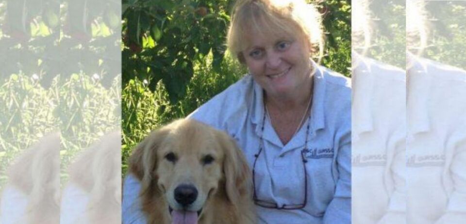 Mulher joga cão em lago e o assiste afogar